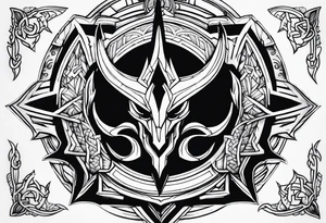 Skyrim logo tattoo idea