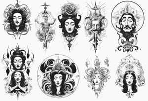 Sexuality god tattoo idea