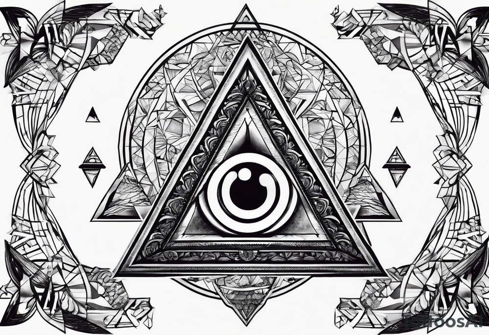a triangle tattoo idea