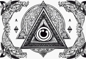 a triangle tattoo idea