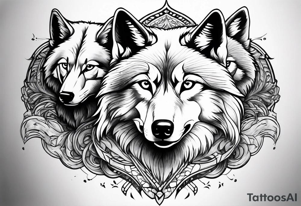 Wolfpack tattoo idea