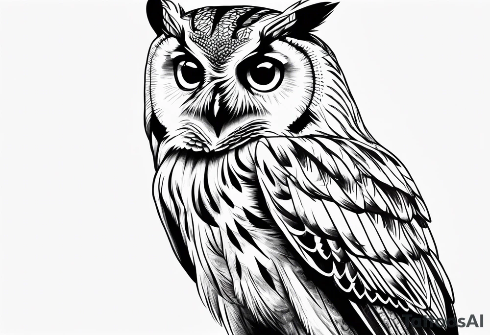 owl tattoo idea