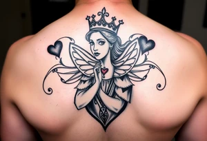 Queen of Hearts from Alice in Wonderland tattoo idea