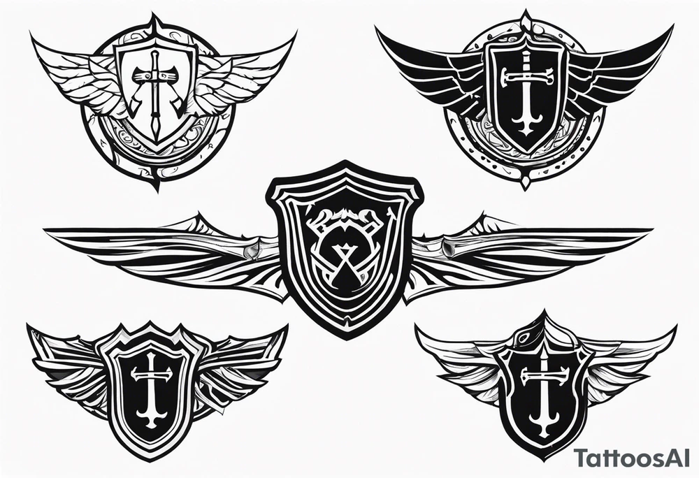 Valhalla
shield sword tattoo idea