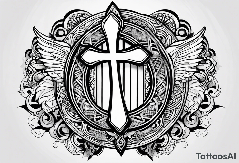 ankh Half sleeve tattoo idea