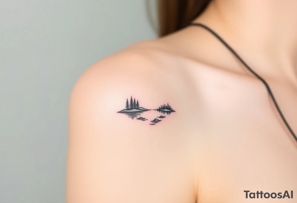 water, lake tattoo idea