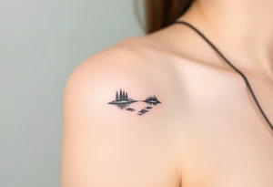 water, lake tattoo idea