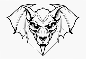 Mysterious Gargoyle tattoo idea