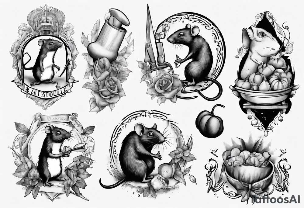 ratatouille tattoo idea