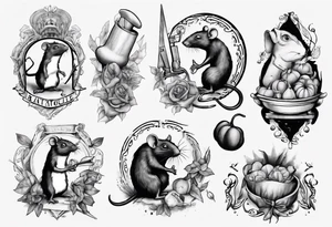 ratatouille tattoo idea