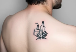 Pharmacy tattoo for the inside wrist, feminine tattoo idea