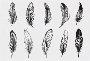 feather tattoo idea