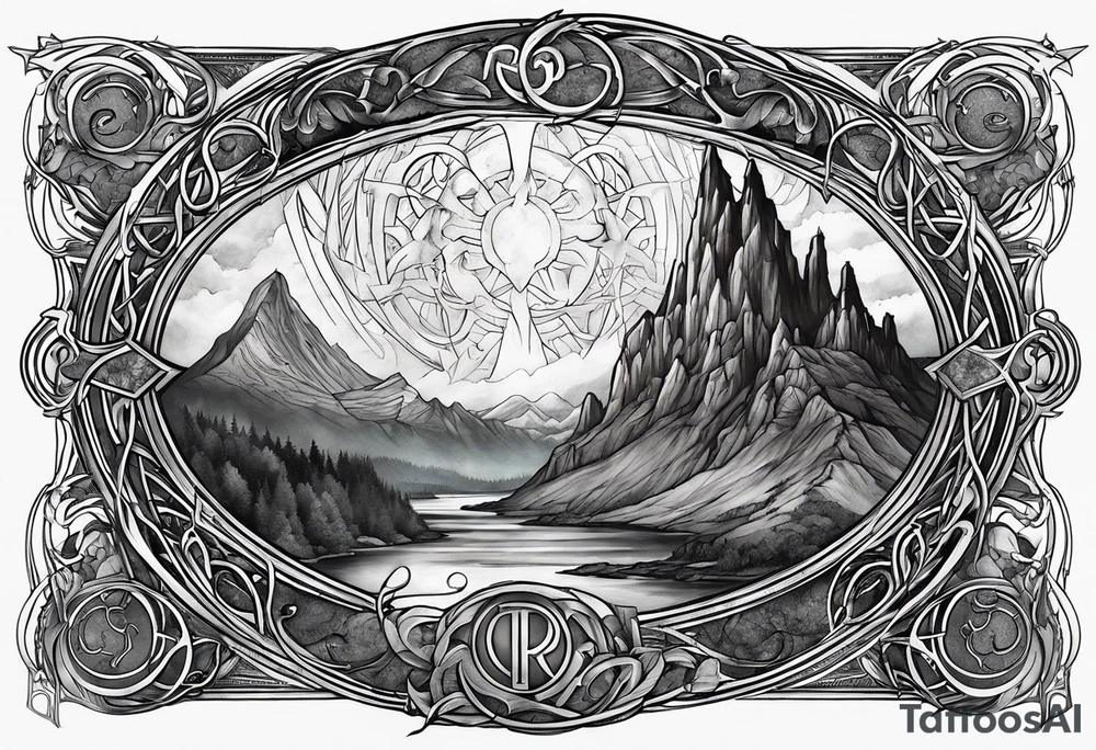 Lord of the rings, star wars, doctor who tattoo idea