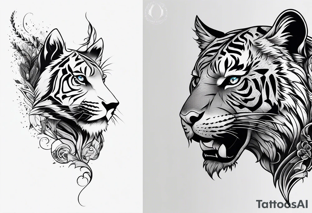 Scar cover tattoo idea