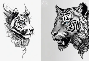 Scar cover tattoo idea