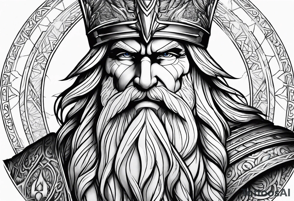 odin zeus tattoo idea