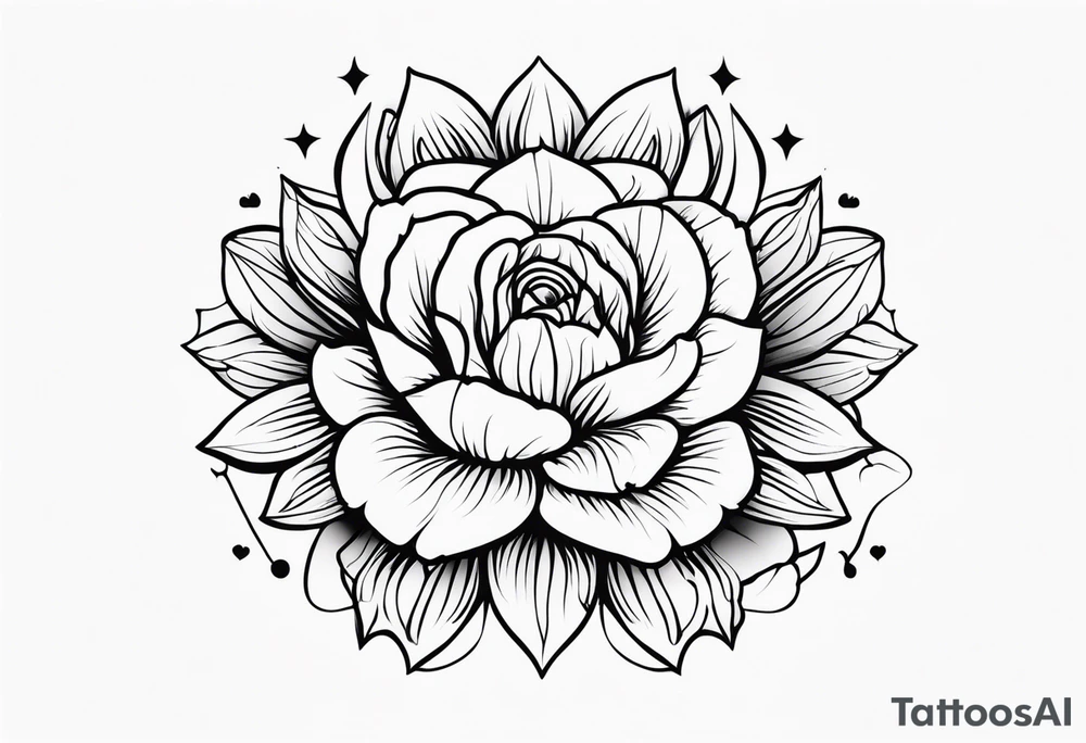 ramos de flores tattoo idea