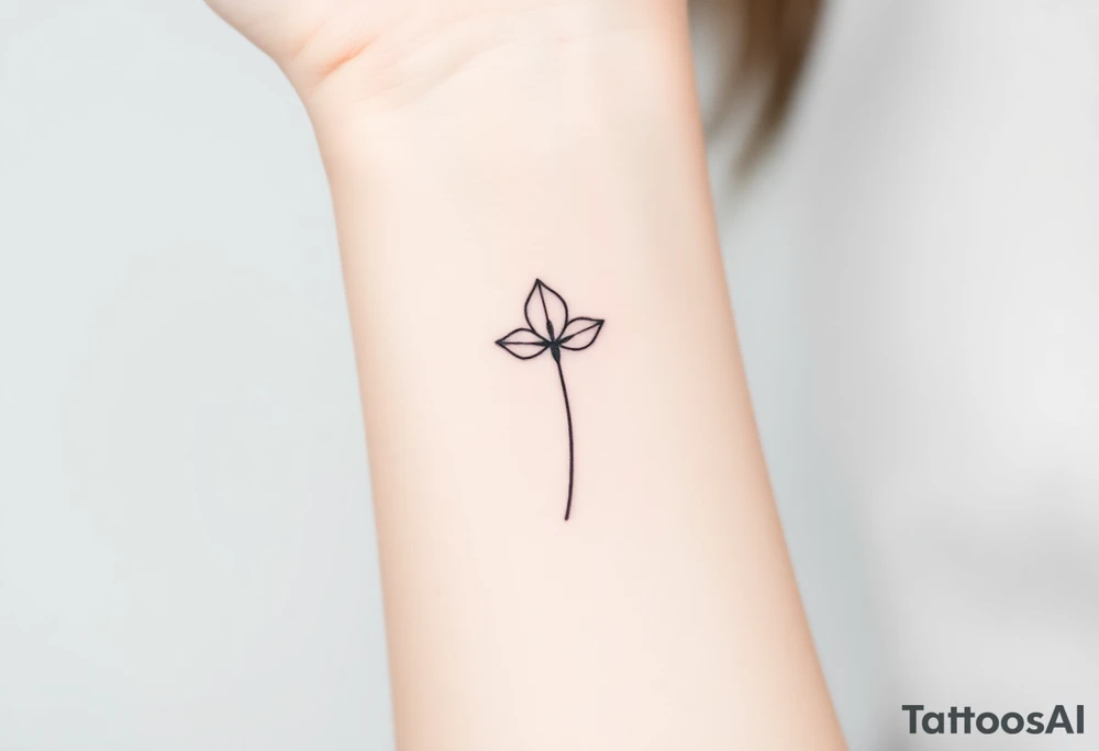 Trillium tattoo idea