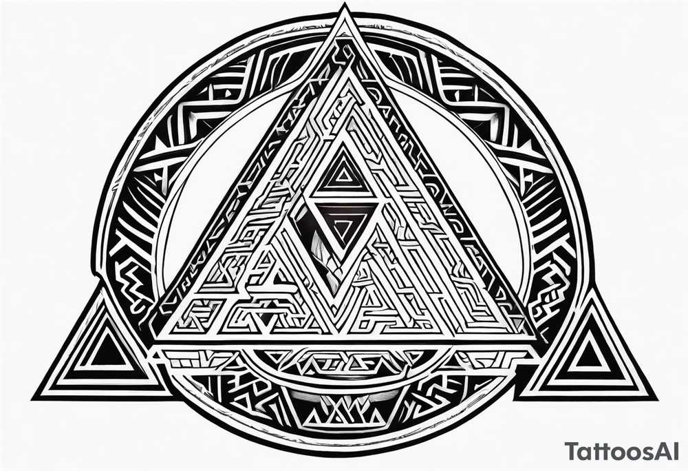 Valhalla valknut tattoo idea