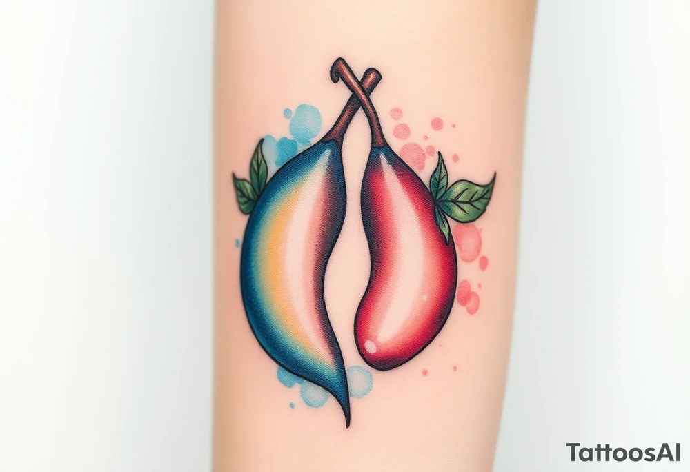Giant penis tattoo idea