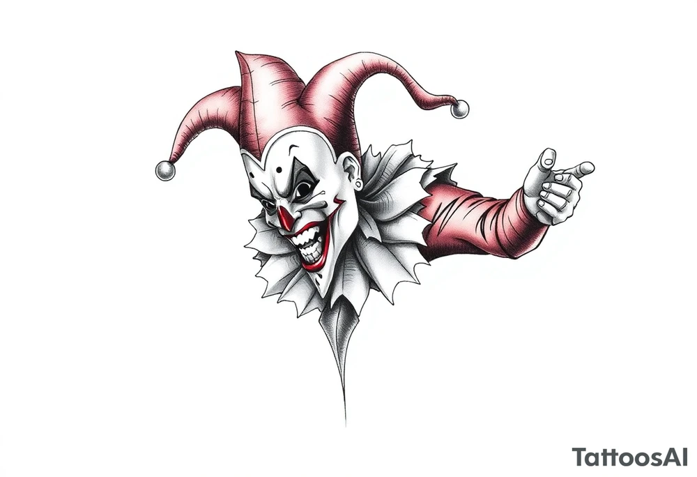 Jester tattoo idea