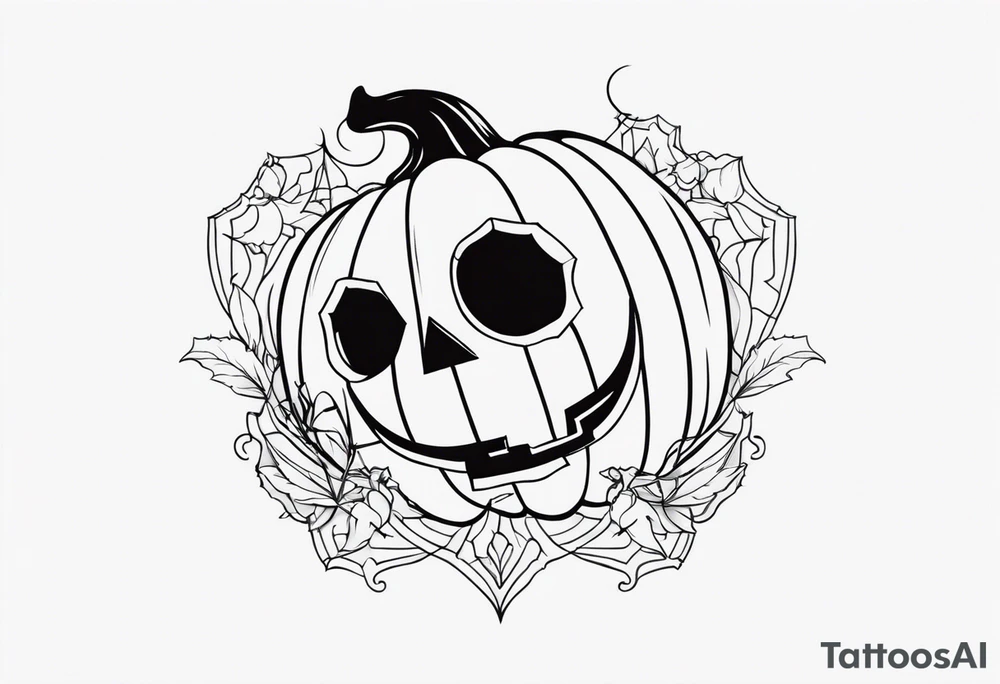 halloween tattoo idea