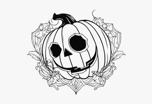 halloween tattoo idea