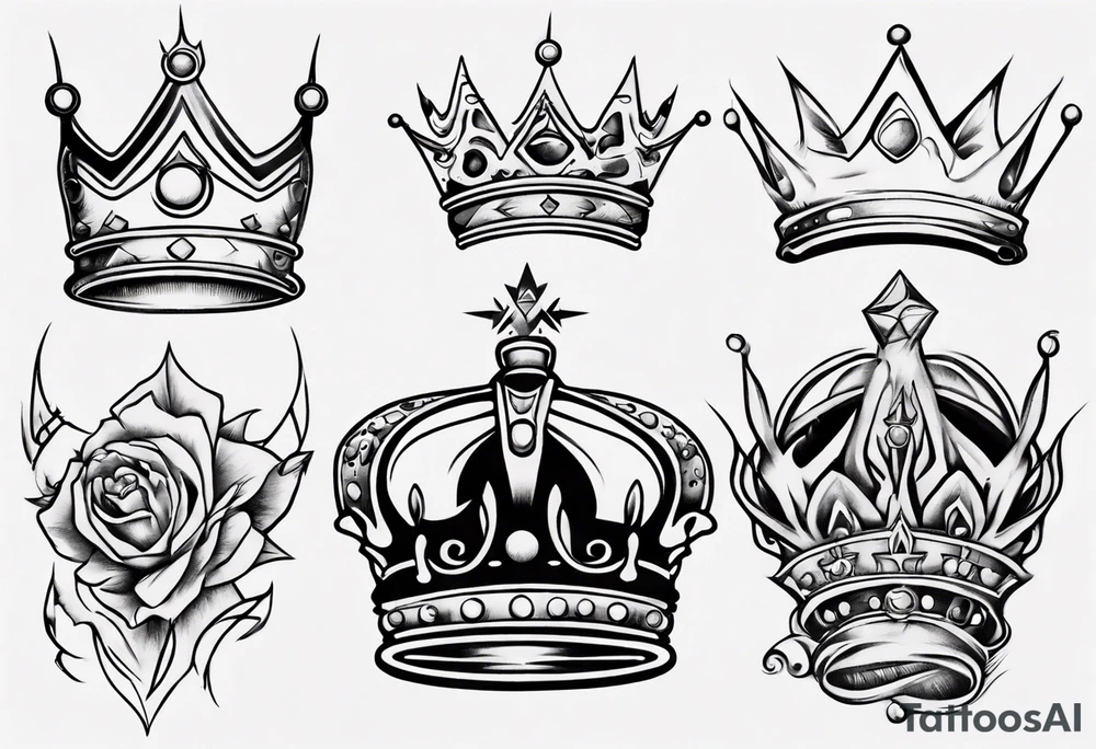crown tattoo idea