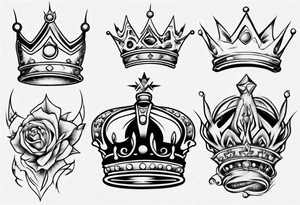 crown tattoo idea