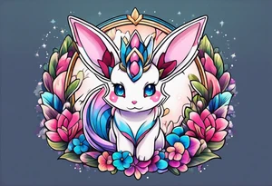 Ditto sylveon tattoo idea