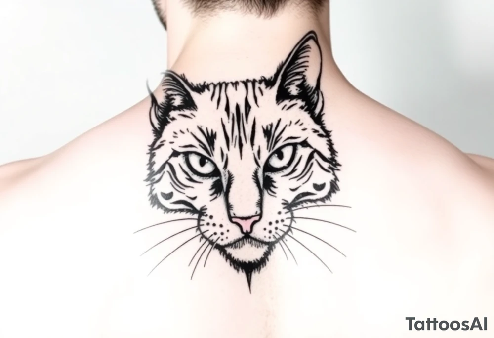 Black Cat tattoo idea