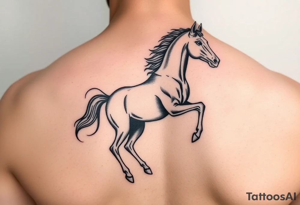 Horse kite rip mum tattoo idea