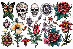 garden tattoo idea
