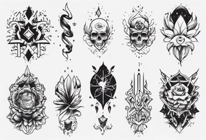 Surprise me with a tattoo, suitable for the back of the forearm tattoo idea