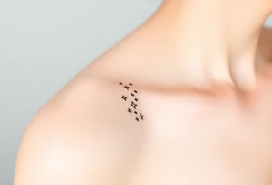 Cascade of stars tattoo idea