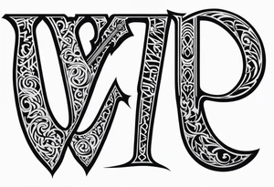 sword Valhalla death prayer tattoo idea
