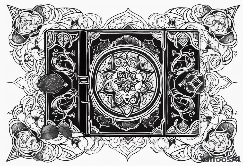 spellbook tattoo idea