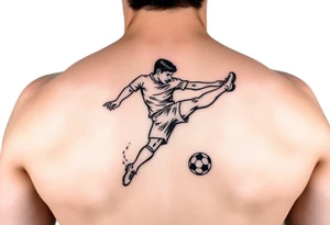 Eric Cantona's iconic kick. tattoo idea