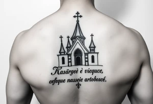 Tatouage vierge de kazan église russe orthodoxe
Avec inscription en russe tattoo idea