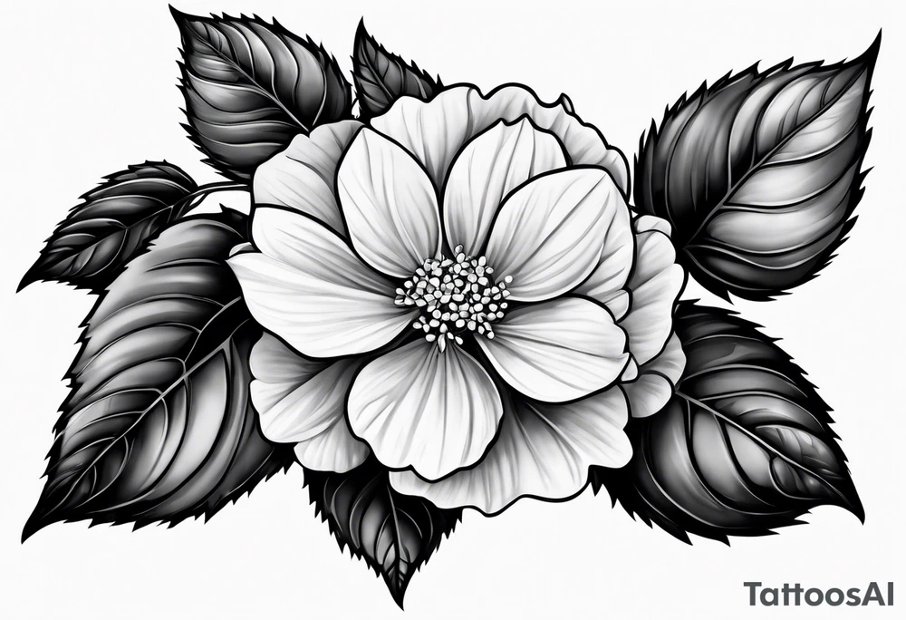 Hydrangea tattoo idea