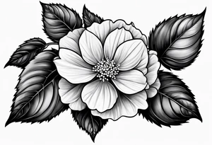 Hydrangea tattoo idea