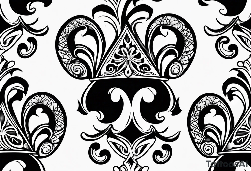 fleur de lis tattoo idea