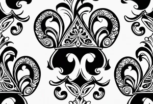 fleur de lis tattoo idea