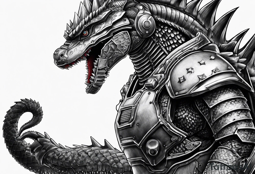 Mechagodzilla tattoo idea