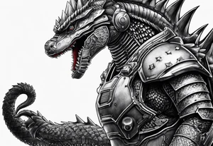 Mechagodzilla tattoo idea