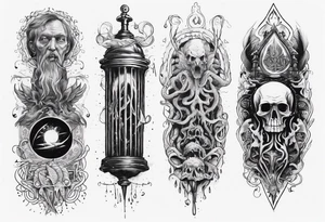 long tattoo for forearm on lovecraft them tattoo idea