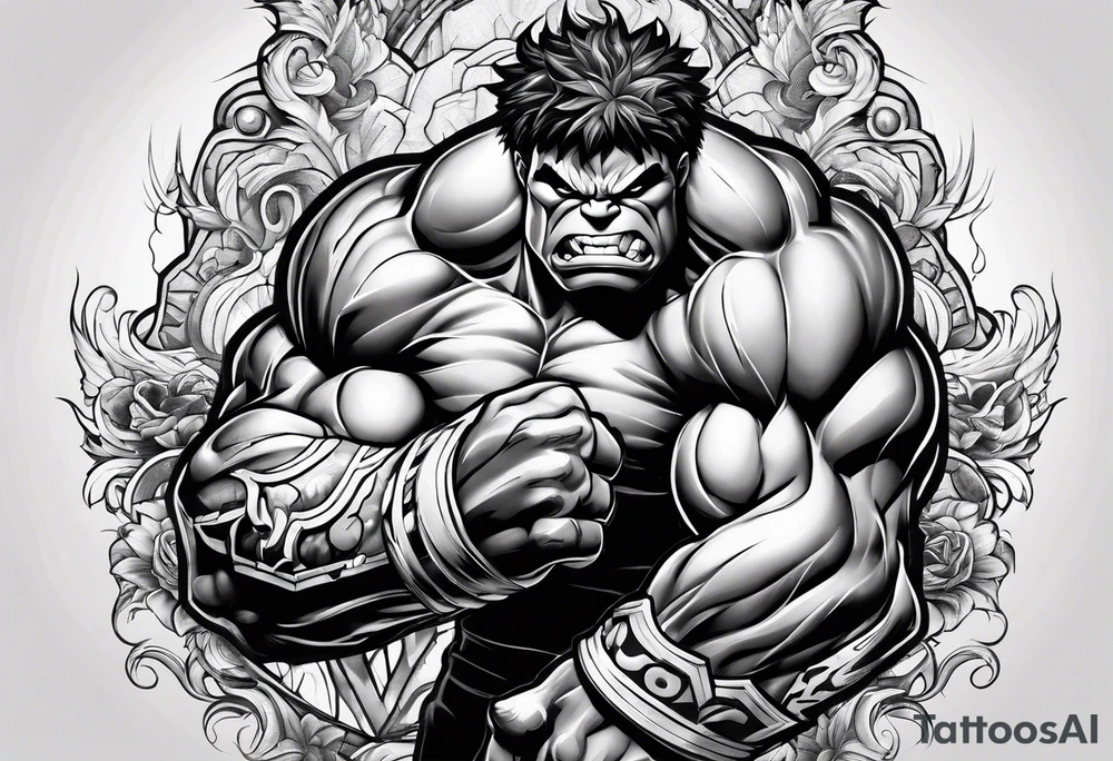 Hulk tattoo idea