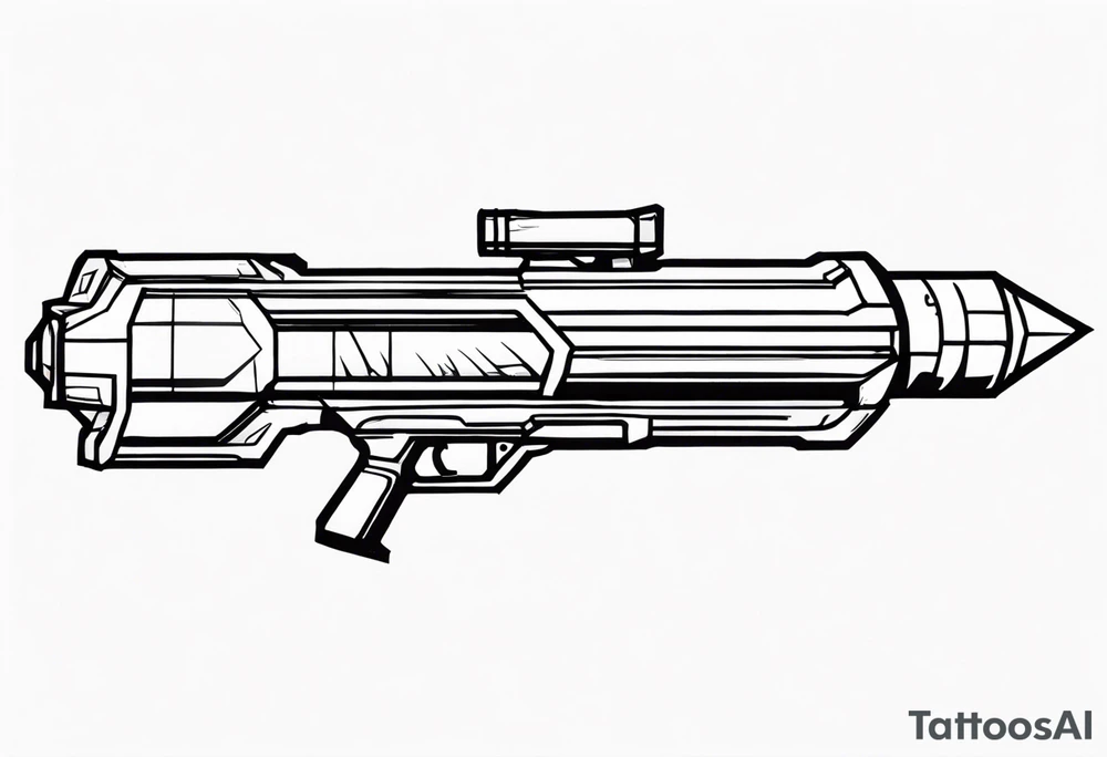 halo 3 rocket launcher the spnkr tattoo idea