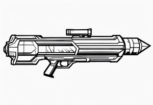 halo 3 rocket launcher the spnkr tattoo idea