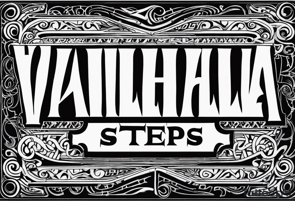 Valhalla 
 steps tattoo idea